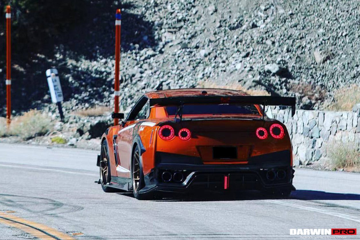 2017 - 2022 Nissan GTR R35 EBA BKSS Style Carbon Fiber Rear Diffuser